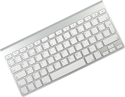 Image of a keyboard for the blog page